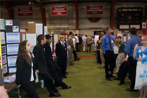 Students at Ohio Science Day